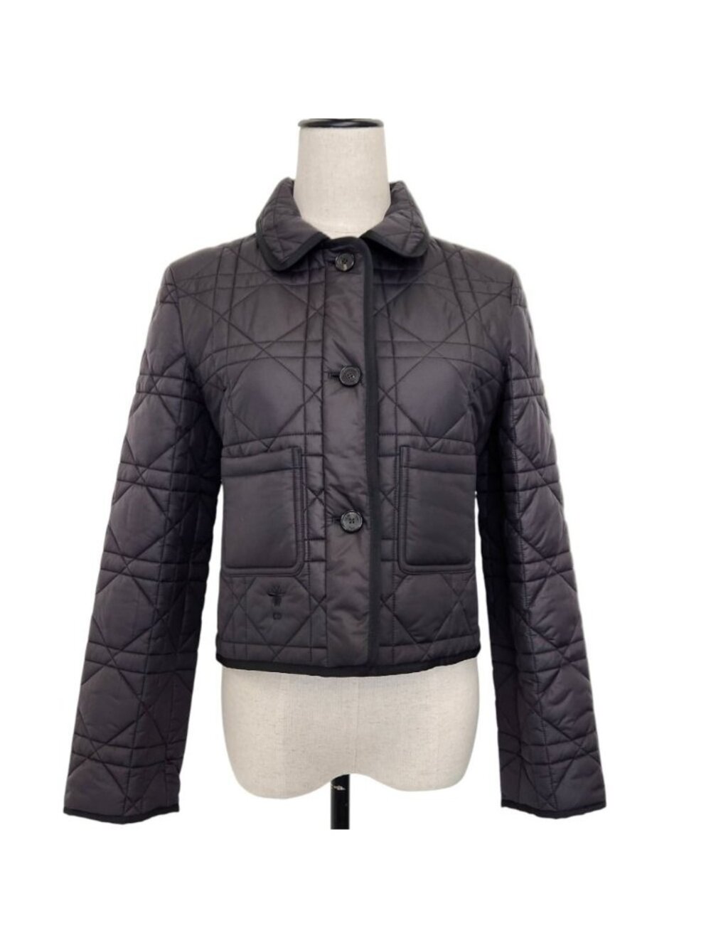 Dior Micro Cannage Jacket Black 40
